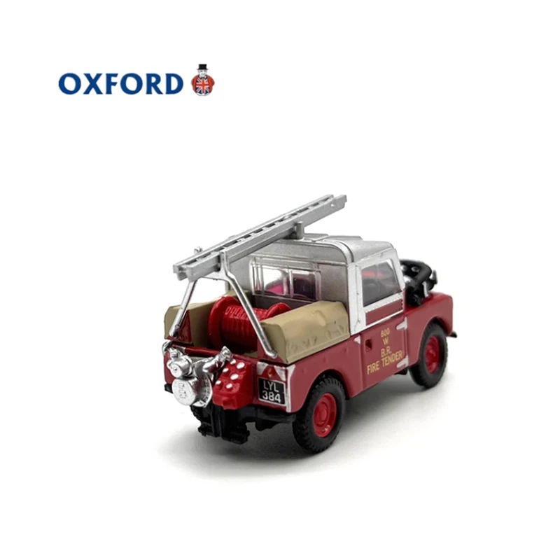 OXFORD Diecast Schaal 1:76 88 Brandweerwagen Legering Klassieke automodel Eindproduct Simulatie Speelgoedcollectie Statisch modelornament