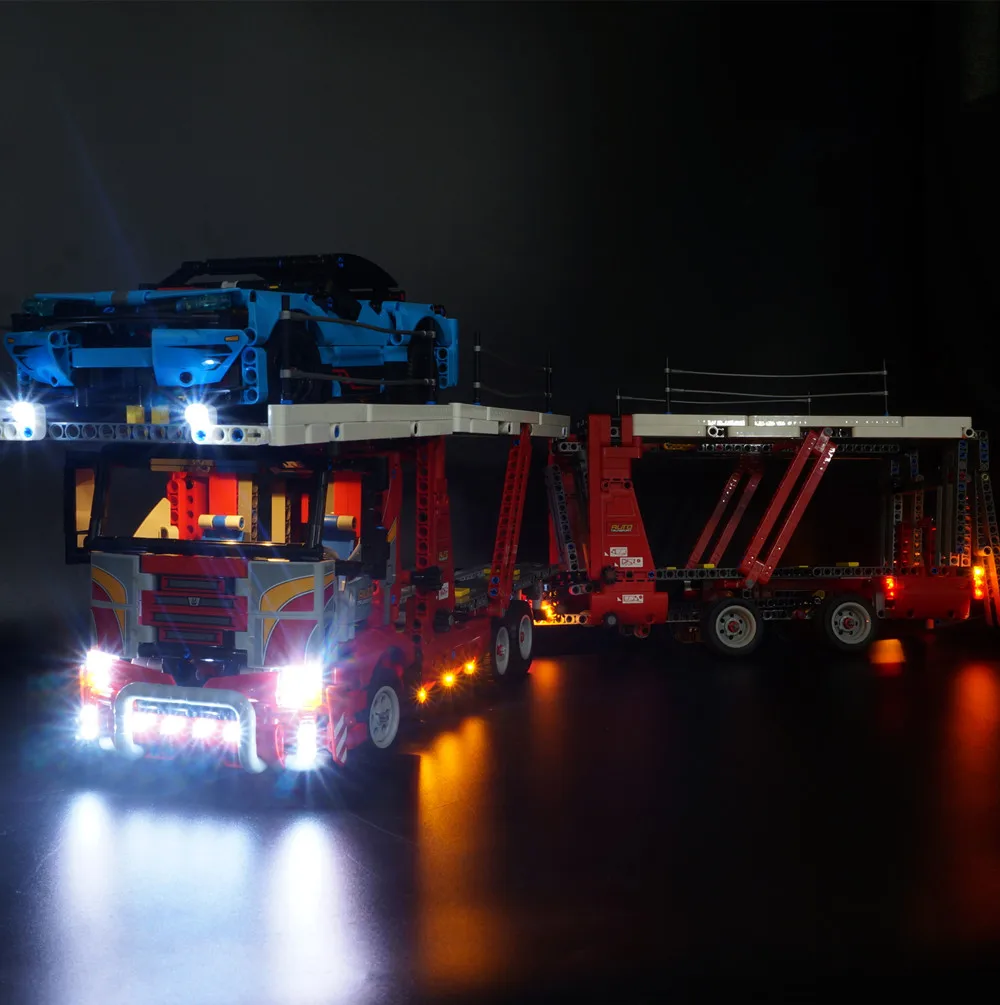 

LED Lighting Set Suitable for LEGO Technic Car Transporter 42098(Not Including Building Blocks)