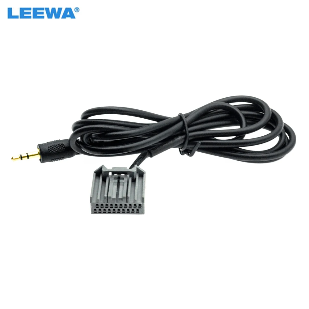 

LEEWA for Honda CRV Civic Crider AUX harness 3.5mm connector male Stereo Audio cable wire line for PC iPOD MP3 case 2.0 #CA1689