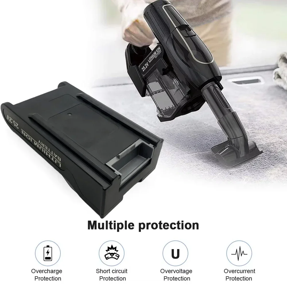 For Shark XBAT200 ION Rocket ION Flex and IONFlex Cordless Vacuums 25.2V Battery 6000mAH Lithium-ion Battery Pack,