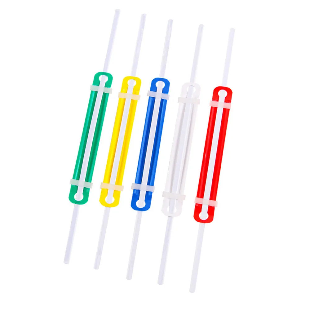 Plastic Binding Clip Five Color Combination Efficient Fashionable Best Seller Reliable Trend Multifunctional Desk Accessories