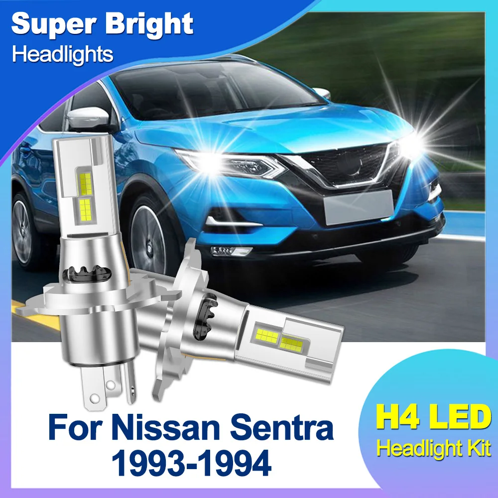 

Для Nissan Sentra 1993-1994 обновленные лампочки H4/9003/HB2 20000LM ультра-ящкий 6000K белый комплект для переоборудования IP68 водонепроницаемый