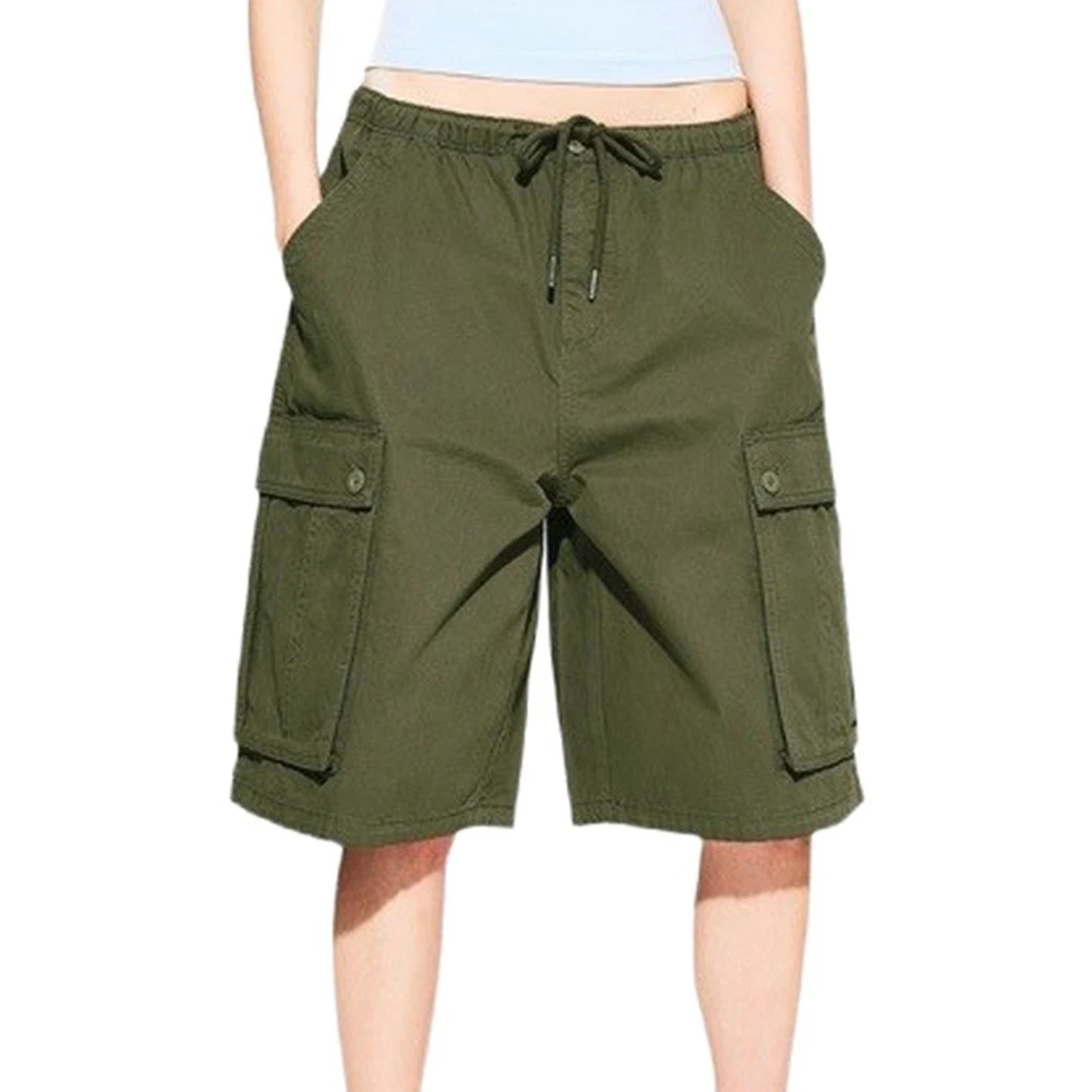 Womens Camo Baggy Shorts Casual Jorts Cargo Low Rise Y2K Summer Pockets Comfy