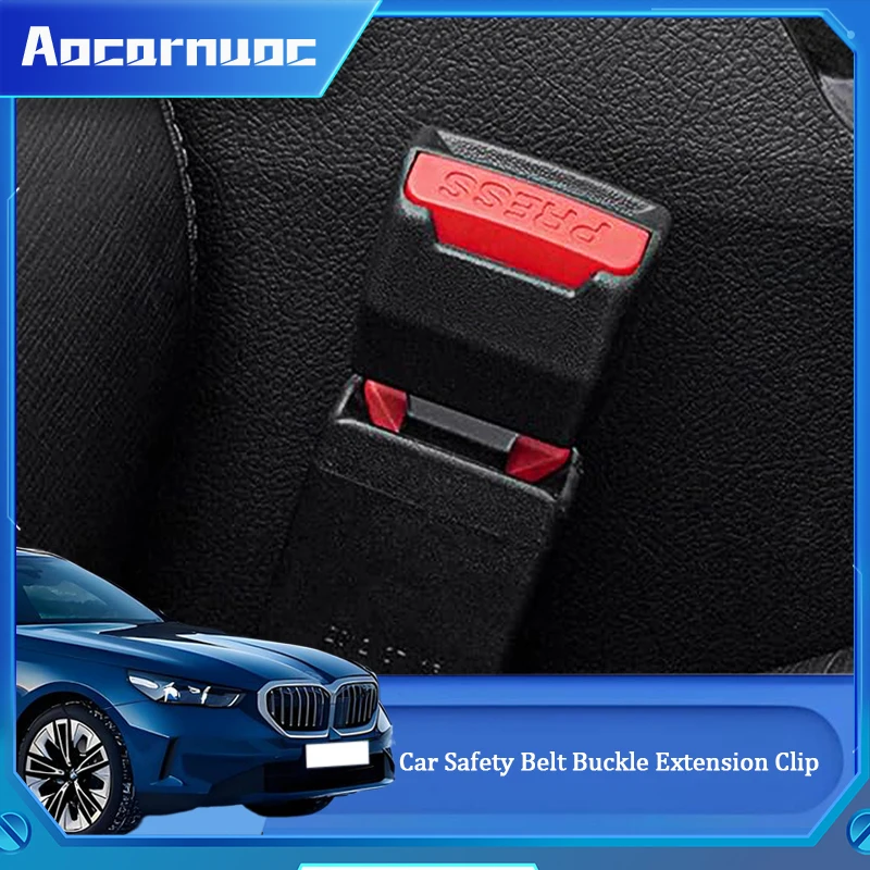 

For BMW 5 Series E39 E60 E61 F10 F11 525 Car Seat Belt Clip Extension Plug Car Safety Seat Lock Buckle Seatbelt Clip Extender