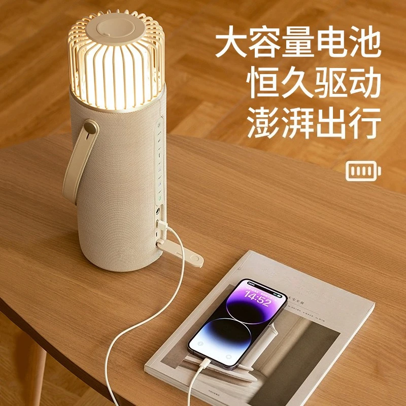 Bluetooth speaker, home karaoke speaker, outdoor tripod stand, waterproof multifunctional integrated speaker