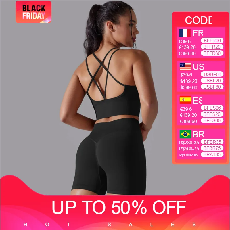 

2 Pieces Seamless Workout Set Women High Waist Biker Short Set Push Up Yoga Fitness Outfit Pilates Gym Clothes Athletic Clothing