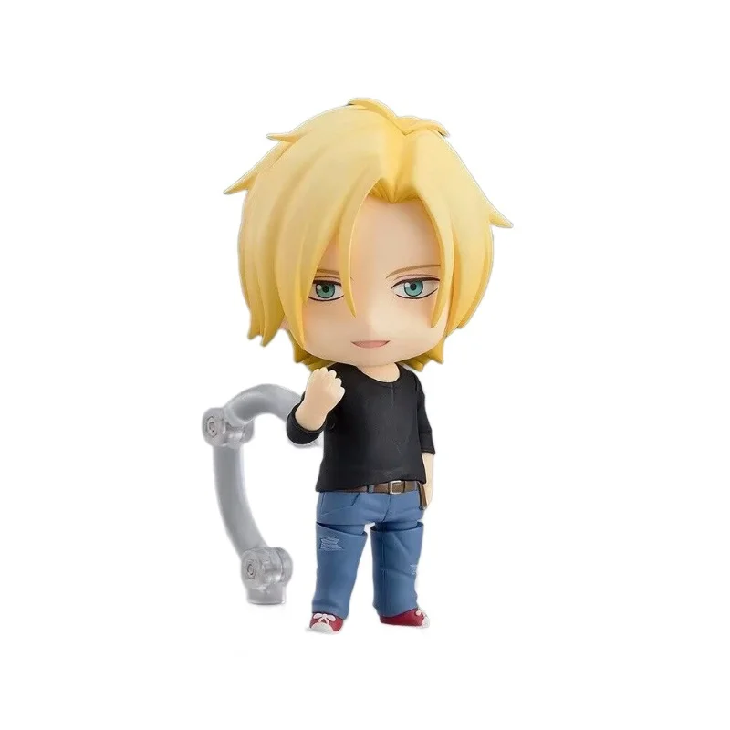 Banana Fish No.1077 10cm Q Version Clay Figurine Ash Lynx Movable Interchangeable Face Figurine Ornament  High quality model view 6