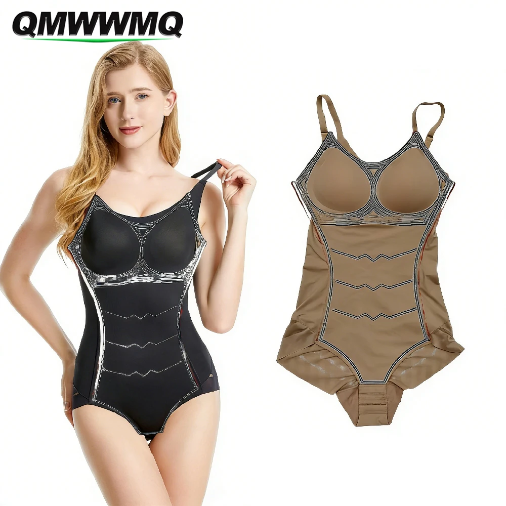 

Seamless Body Shaper Bodysuit for Women, Soft Stretch Light Tummy Flatten Slim Underwear Shapewear All Day Casual Wear