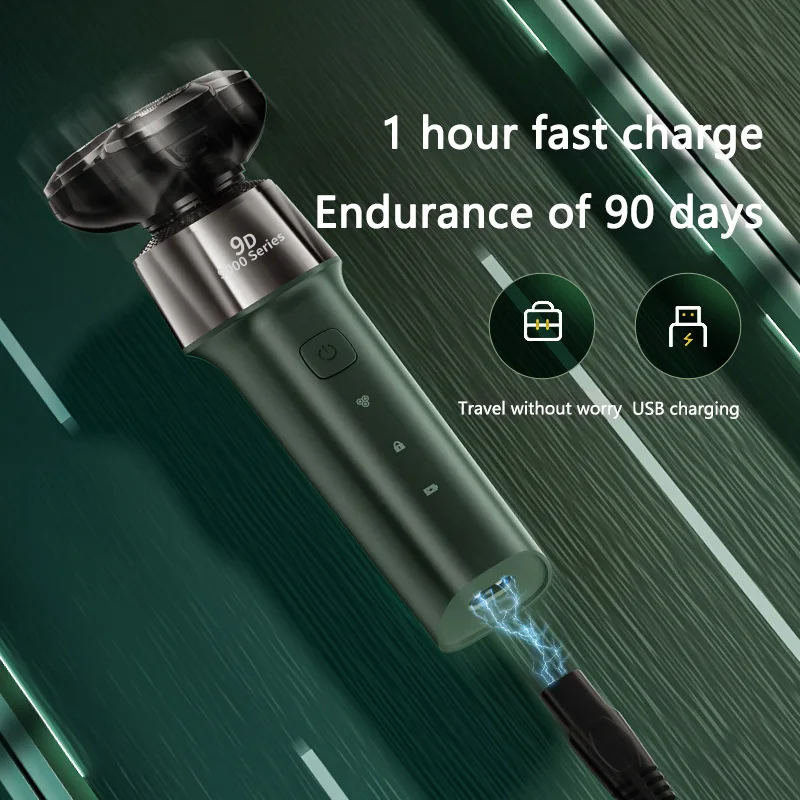 XMSJ شاشة ديجيتال ماكينة حلاقة كهربائية 4 في 1 كامل الجسم قابل للغسل سرعتين قابل للتعديل متعدد الوظائف العائمة رئيس الحلاقة للرجال