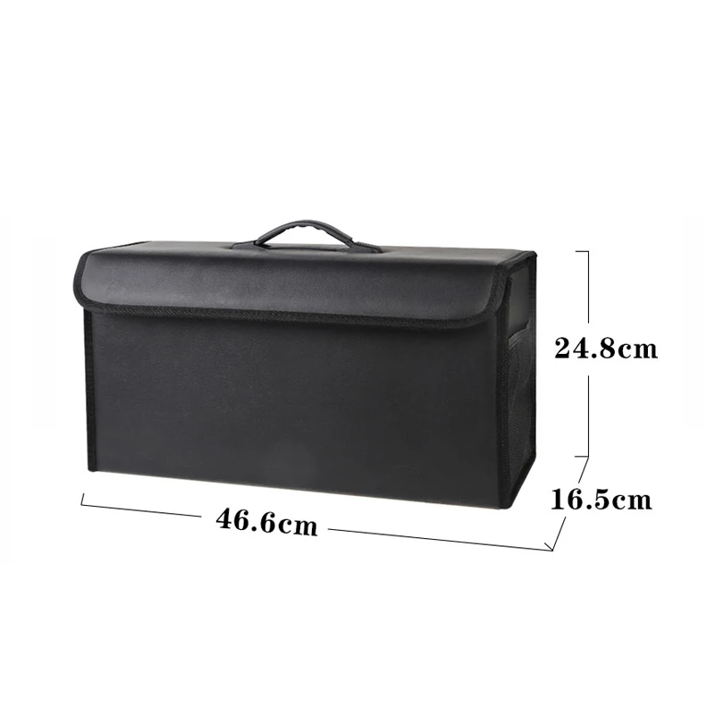 Car Trunk Collapsible Leather Tidying Stowing Box Accessories For BYD Tang F3 E6 Atto3 Yuan Plus Song Max F0 G3 I3 Ea1 Dmi 2din