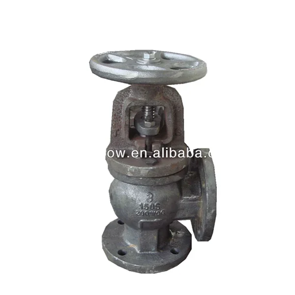 Hot Sale ANSI Right Angle Globe Valve In CI Material