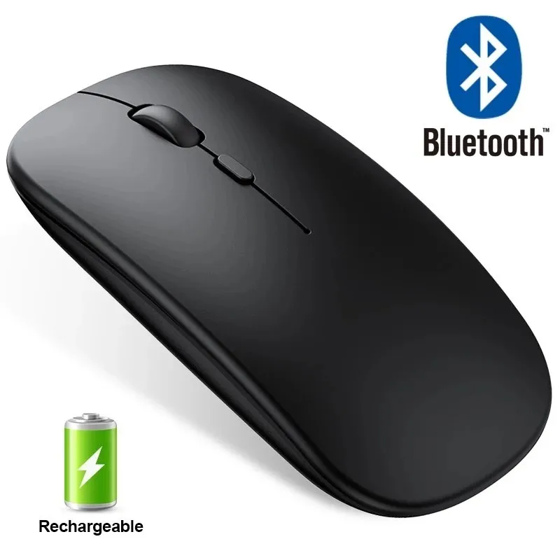 

Wireless Mouse Rechargeable For PC Android Macbook Notebook iPad 9 Pro mini Bluetooth-Compatib USB Mice