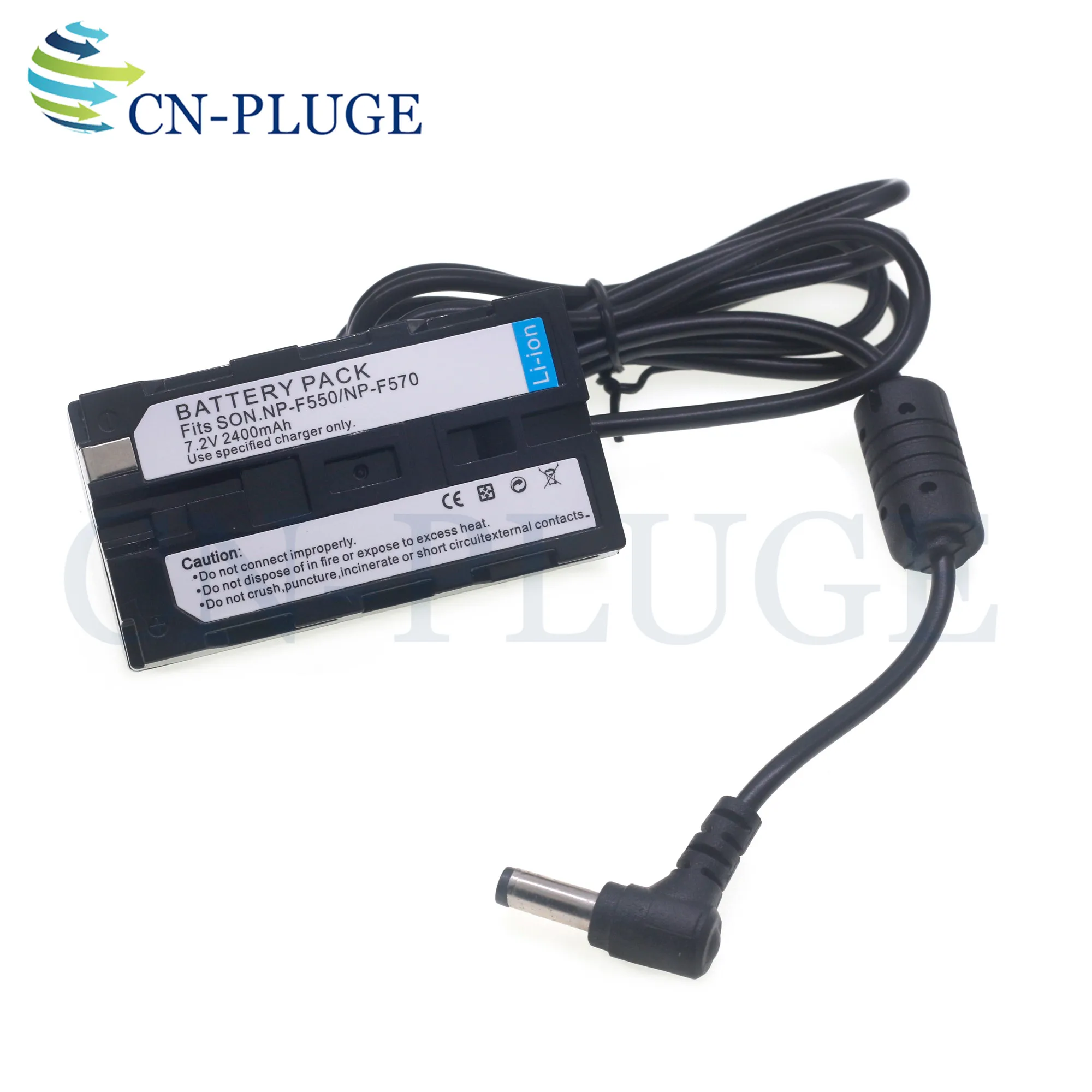 DC2.5x5.5mm to SON.-NP-F550/NP-F570/ 970 Power Coupler DC Virtual Battery SmallHD Display Power Cable