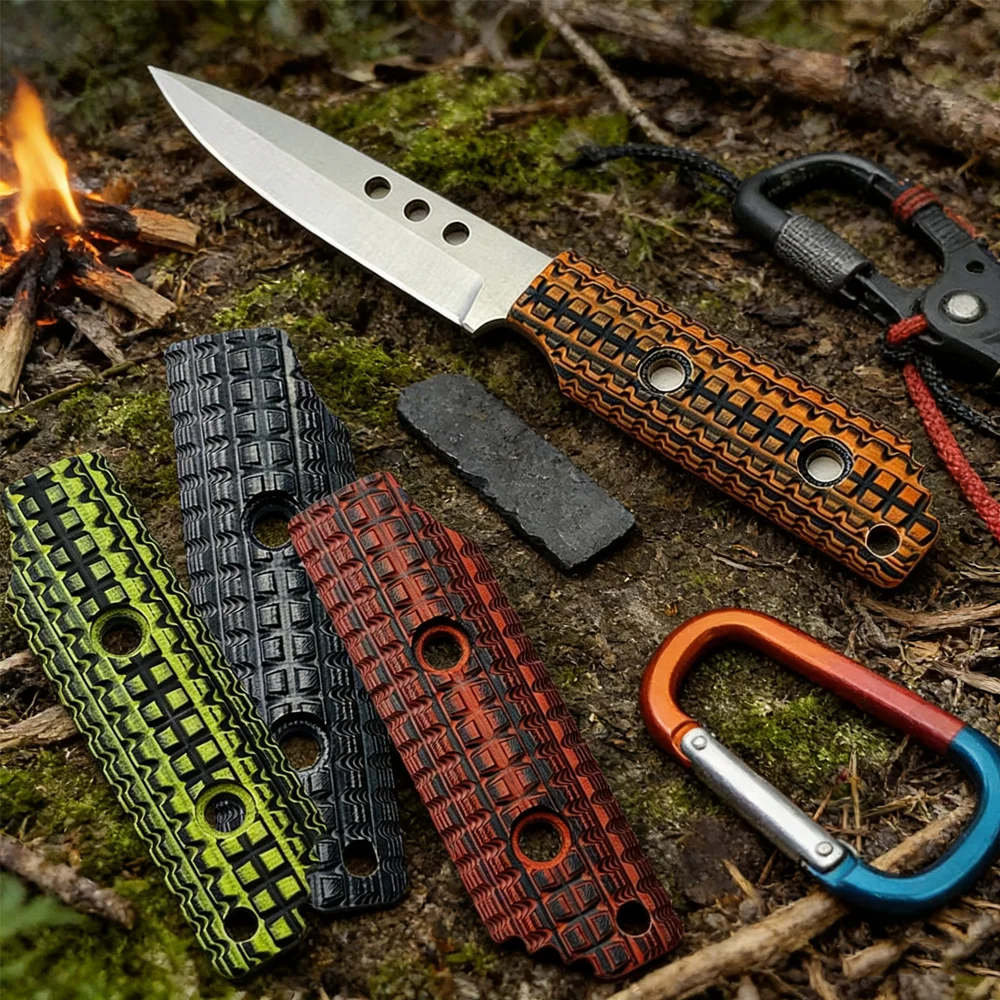 9 Colors G10 Strider Frag Grips Small Size Non Slip DIY Handle Scales Premium Replacement