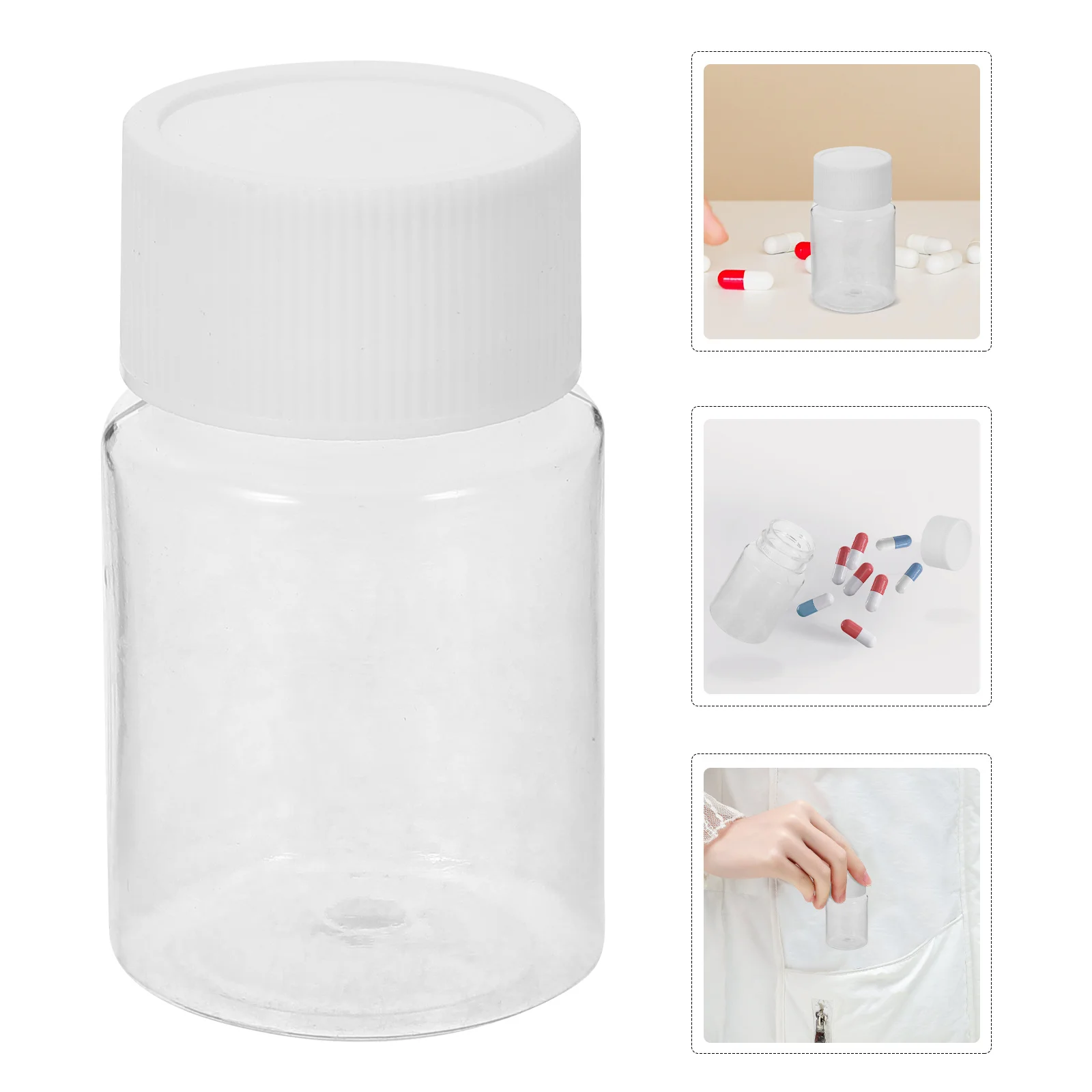 12 個のトラベルサイズ詰め替えボトル透明なプラスチックの空の容器液体薬トイレタリー屋外旅行用小さな漏れ防止