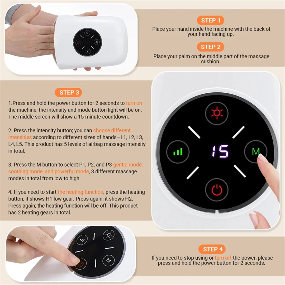 [828-sale]electric-hand-massager-hot-compress-massager-air-compression-chatter-massage-for-finger-palm-fatigue-relieve