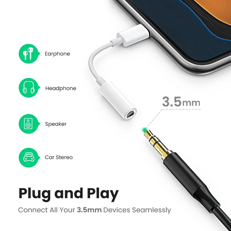 USB C محول نوع C إلى 3.5 مللي متر Aux الصوت مهايئ الرافعة مكالمة صوتية سلك التحكم سماعة سماعة كابل 3.5 مللي متر محول صوت