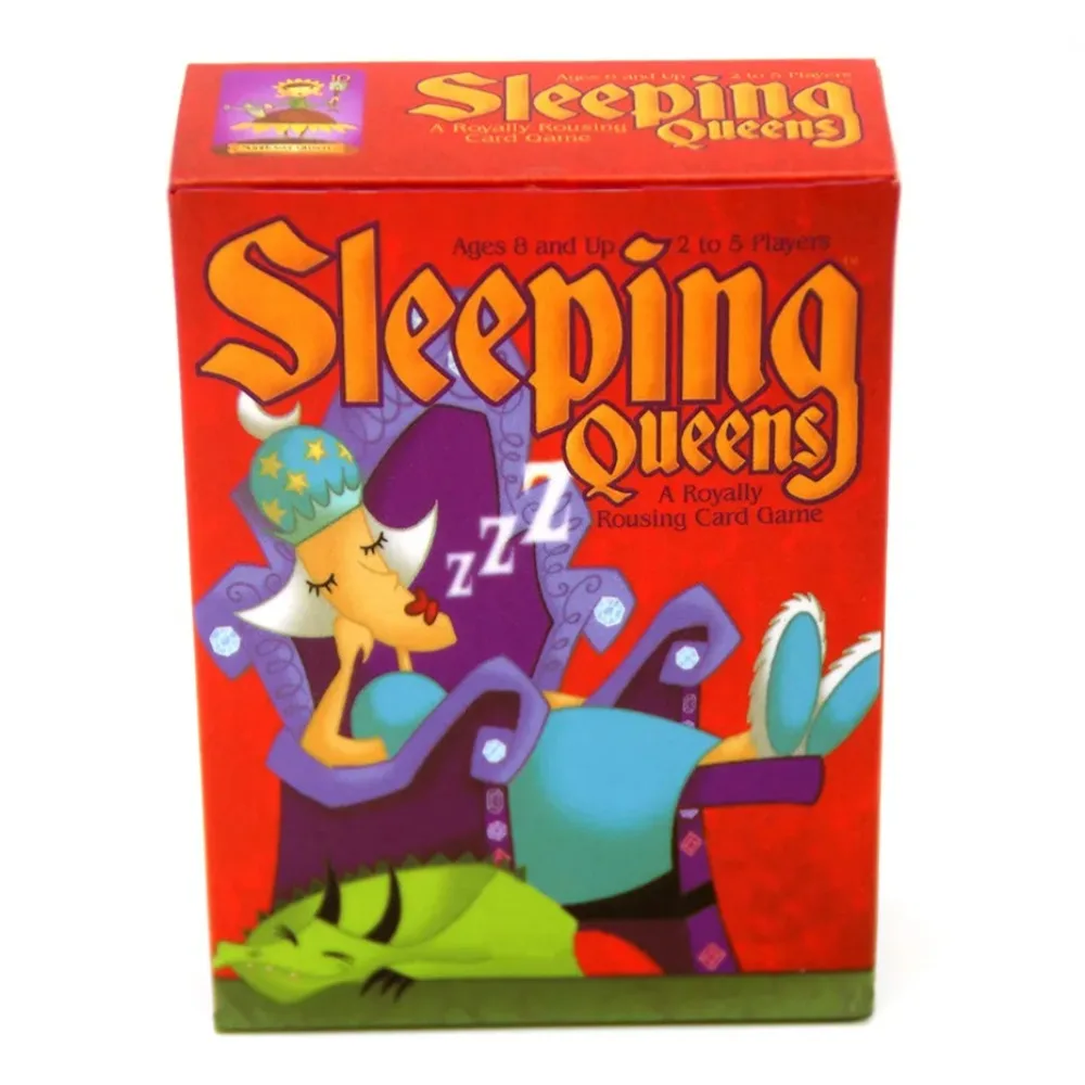 Newesst Card Full English Sleeping Queens Board Game 2-5 People Family Gift Wake Up Queen Strategy Game Fun Childrens Toys