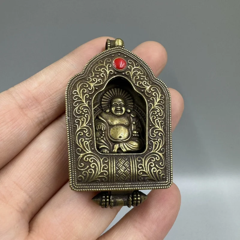 Antique Collectible Bronze Ornaments, Pure Brass Decorative Artifacts