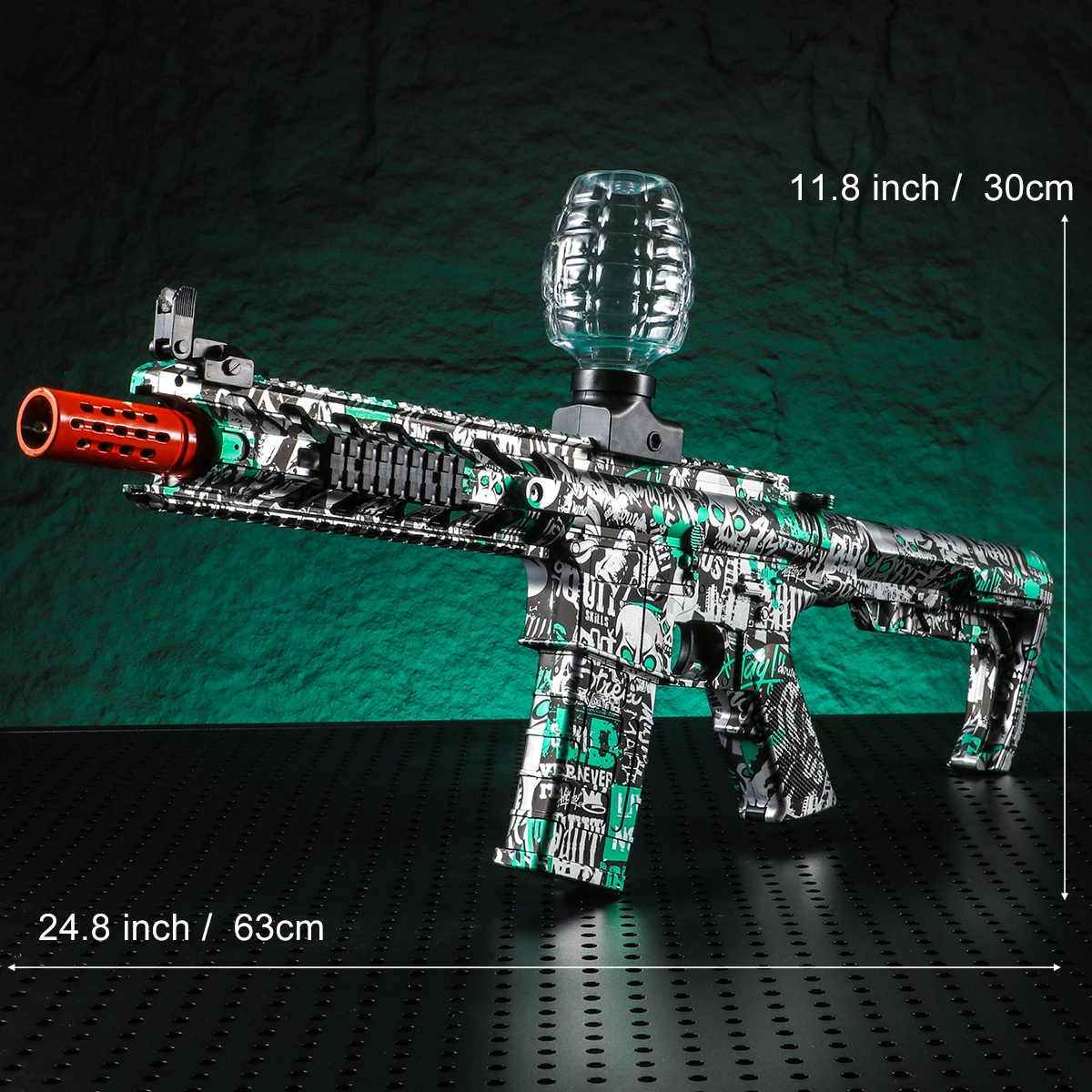 2025 Exclusive Metallic Finish M4 Electric Gel Ball Blaster Toy Gun - High-Speed, Rechargeable Toy Gun, Perfect Gift For Summer