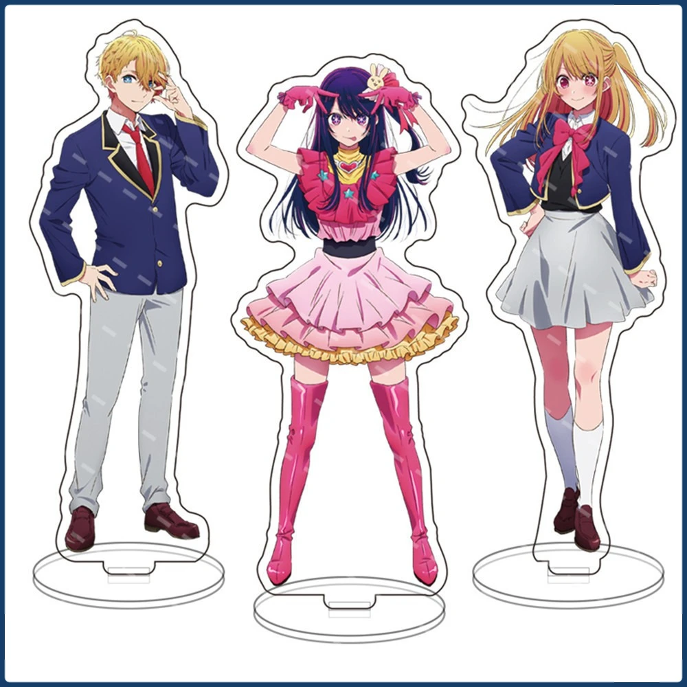 

Anime I Push The Kid Acrylic Stand Model Hoshino Ai Aquamarin Rubii Popular Idol Vivid Cute Desktop Ornament Kids Birthday Gifts