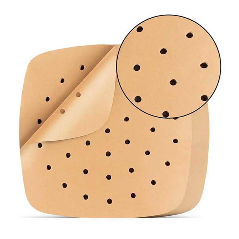 A59E-200 ورقة من ورق المقلاة الهوائية المتاح ورق الخبز بطانة ورقة امتصاص النفط ورقة المنزلية وسادة ورقة الخبز 22X22cm Du