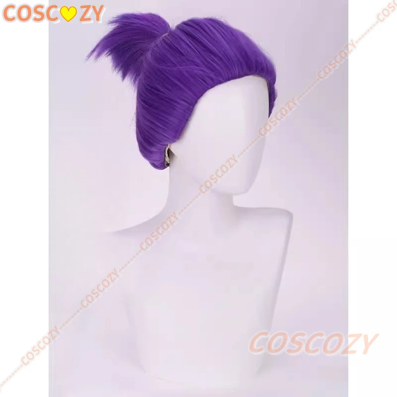 In Voorraad-2025 Film K-Pop Demon Rumi Hunters Stage Lumi Mira Zoe Cosplay Paars Lange Pruik Vlecht haar Halloween Meisje Groep Pruiken