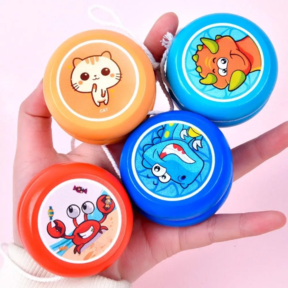 High Quality Primary Wooden Yoyo Animal Creative Yoyo Toys Interest Concentration Children's Toys