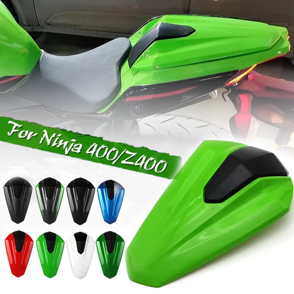 

For Kawasaki NINJA400 NINJA 400 Z400 Z 400 2018-2025 2024 2023 2022 Motorcycle Rear Passenger Pillion Seat Cover Fairing Cowl