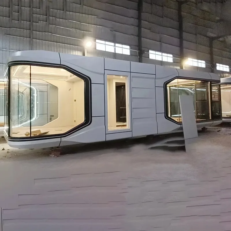 Gran villa prefabricada de casa móvil rápida con dormitorio y baño a la venta