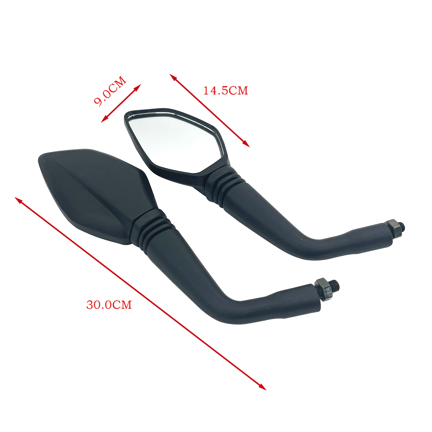 Motorcycle 10mm Rearview Side Mirrors For DUKE 790 890 ADV ADVENTURE 2017-2023
