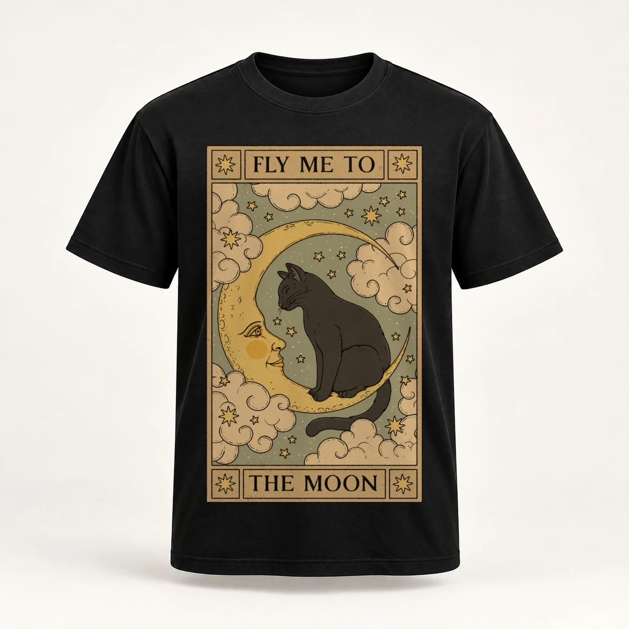 Fly Me to the Moon T-Shirt man t shirt cotton essential t shirt cotton t shirts man 100% cotton shirts high quality T-Shirt