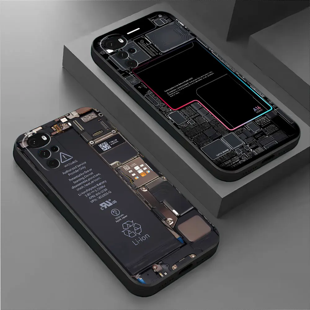 Circuit Board Pattern Phone Case for Motorola Moto One Fusion Plus Edge 30 Neo Edge 20 Pro G200 5G Edge 40 Pro G9 Plus Cover