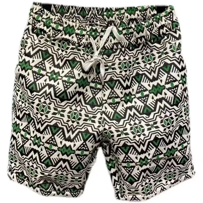 Casual Shorts Fashion Printed Joggers Short Sweatpants Summer Drawstring Hip Hop Slim Workout Shorts Outside Couple Sports Pants