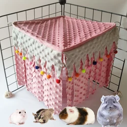 Pet hamster hammock, square corner tent, squirrel, honey bag, flying dragon, cat, rabbit, hidden house without back mesh frame