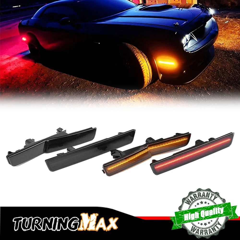 

Передние и задние боковые габаритные фонари, аксессуары, указатели поворота, парковочные фонари для Dodge Challenger SRT Hellcat, только широкий корпус