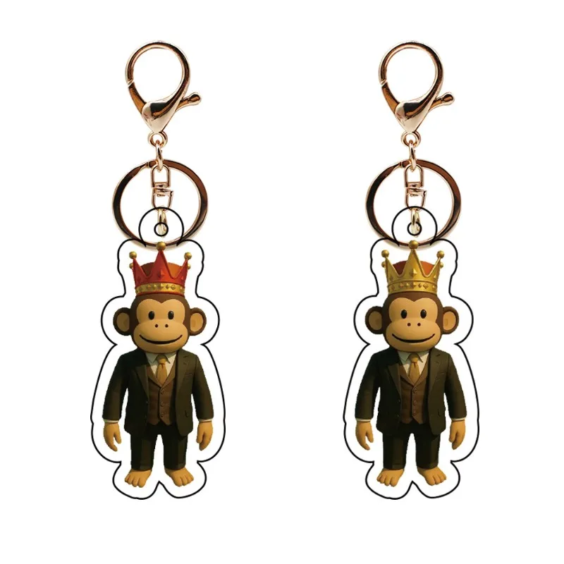 

New Roblox Creative Cartoon Peripheral Acrylic Keychain Pendant Decorative Accessory Key Ring Student Birthday Gifts