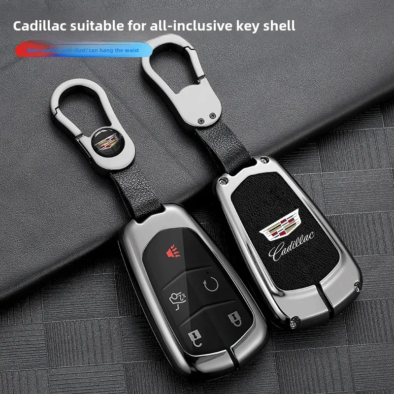 Premium Shell Buckle Bag For Cadillac Car Key Cases Atsl Xt5 Ct5 Xt4 Xt6 Xts Ct6 Ct4 High-end Car Key Protection