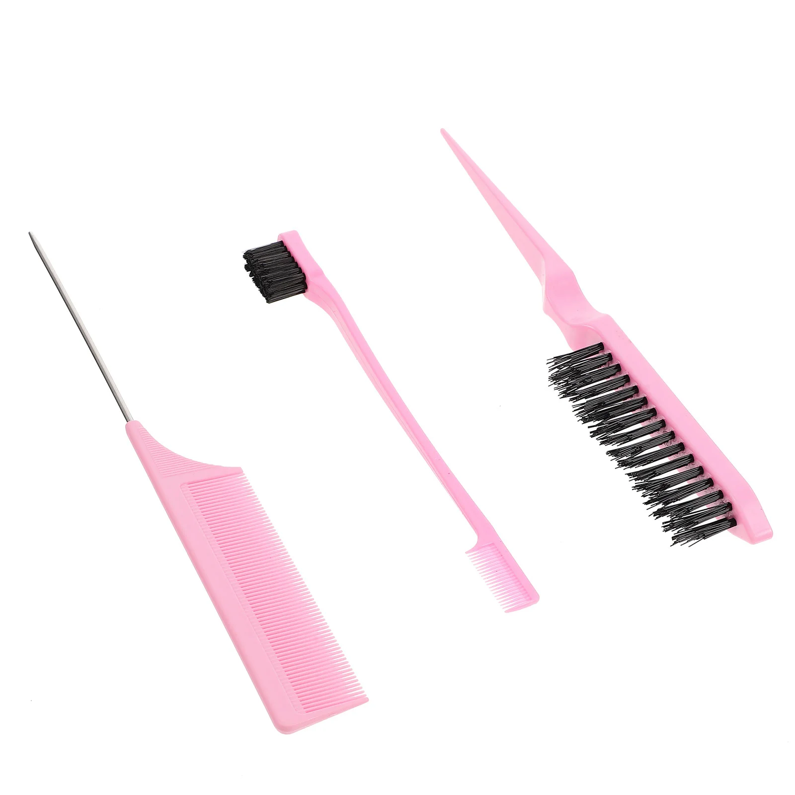 

Brush Comb Set Tail Combs for Hair Styling Needle Straightening Pintail Abs Fine Haircutting Professional Man