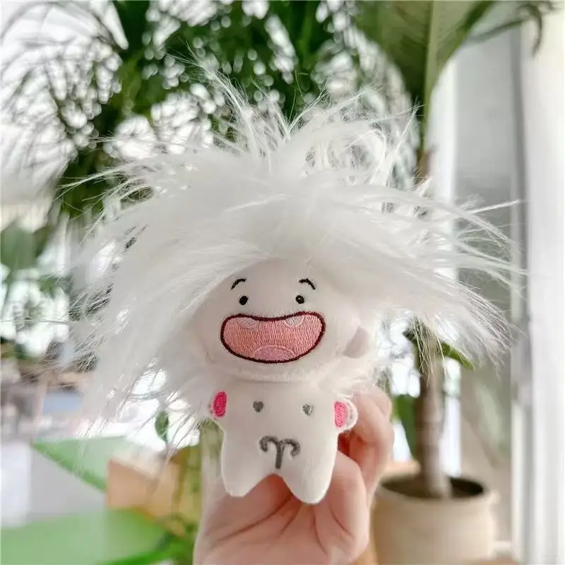 Langlebige 10 cm lange Haare Konstellation gefüllte Puppe Sternzeichen Puppe niedlichen Cartoon-Anhänger Schlüsselanhänger hängende Taschen Dekor Mädchen Geschenke