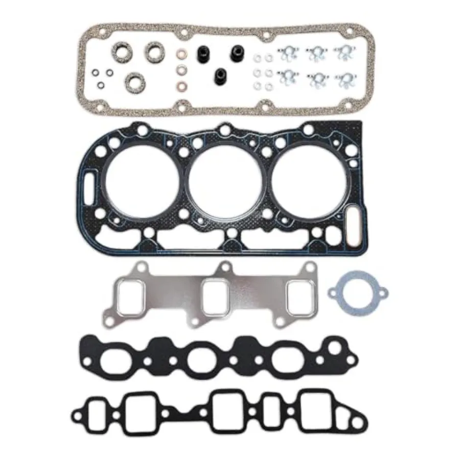 

Комплект прокладок головки блока цилиндров и прокладок клапанной крышки для двигателей с диаметром цилиндра 4.400, подходит для тракторов Ford D2NN6051B 82845204 87801653, медный, синий, высокопроизводительный