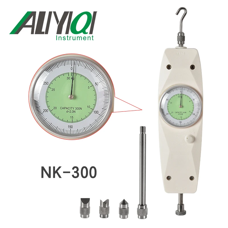 NK-300N 300N/30Kg Analog Force Gauge Dynamometer Push Pull Force Meter