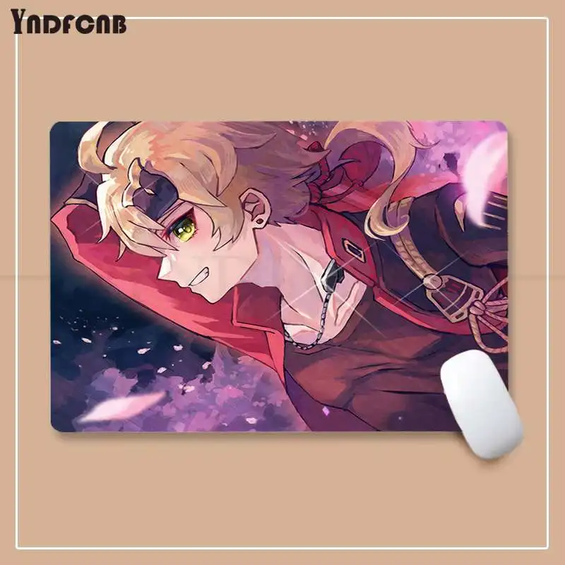 YNDFCNB 빈티지 쿨 게임 Genshin Impact Thoma 독특한 데스크탑 패드 게임 Mousepad 상위 판매 도매 게임 패드 마우스