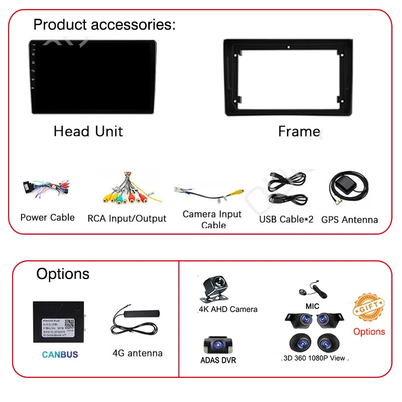 Android 15搭載のCarplay対応カーステレオ、ホンダフィット/ジャズ（2007-2013）用、ナビゲーション、GPS、レコーダー、マルチメディア、ビデオプレーヤー、4G+WiFi、DSP機能付き