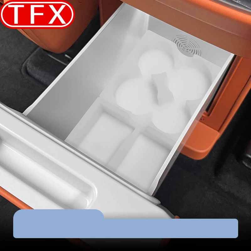 

For Huawei Aito M9 Car Styling Silicone Refrigerator Storage Boxes Trays Modified Auto Interior Storage Boxes Auto Accessories