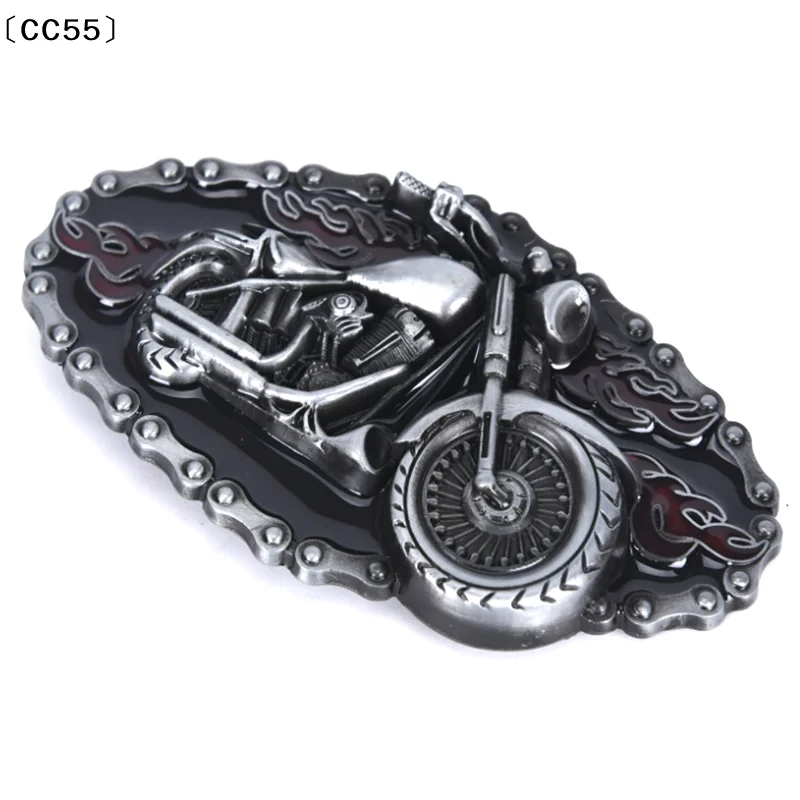 Fashion Men Vintage Motorcycle Modelling Cowboy Alloy Style Belt Buckle 〔CC55〕