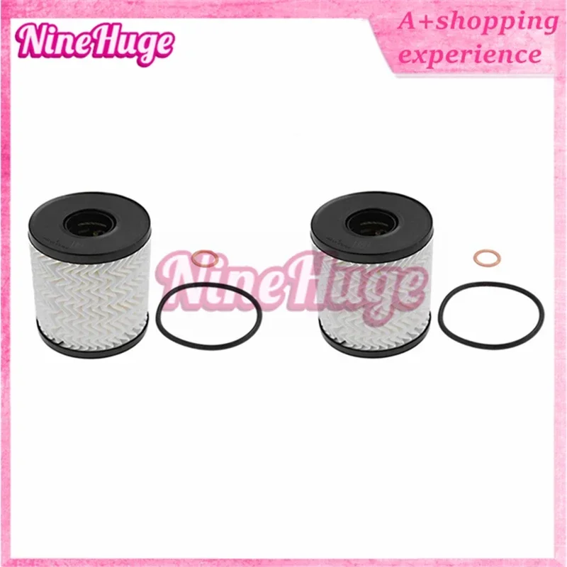 2Pcs 11427622446 11427557012 Oil Filter for Citroen Berlingo C-CROSSER Ford C-MAX Focus II Kuga Grand R57 Peugeot 5008 Volvo S80