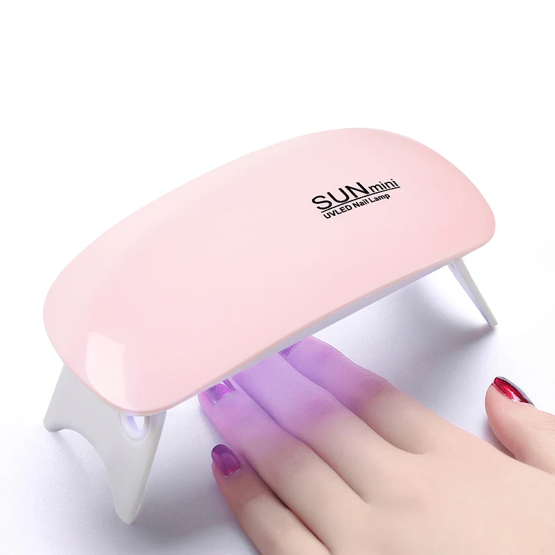 Mini Nail Lamp UV Light LED Gel Polish Cured Pink White Nail Dryer Machine Portable USB UV Home Nails Dry Tool Lamp Gel Varnish