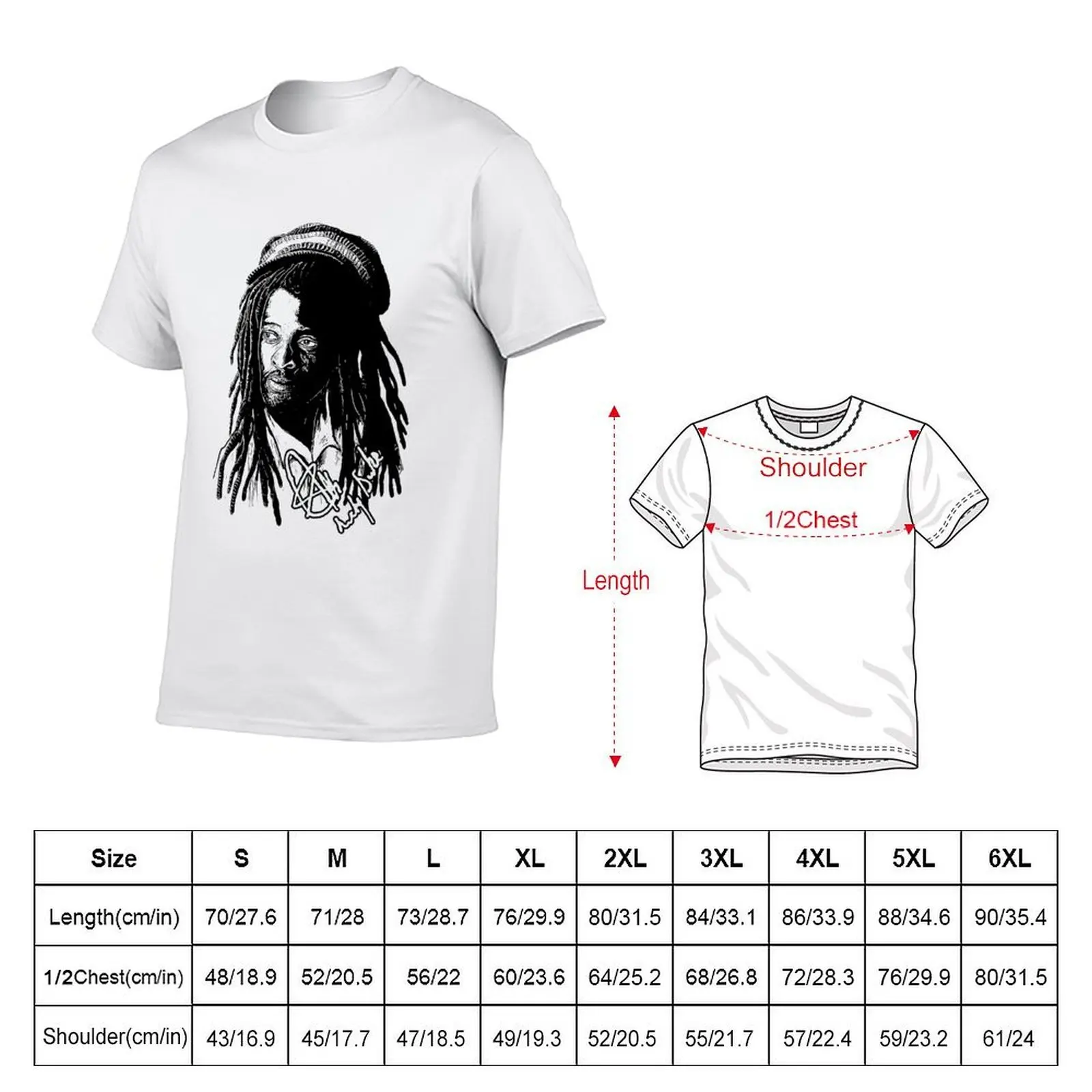Lucky Dube - Roots Rock Reggae T-Shirt t shirts for man cotton funny man t shirt heavy cotton T-Shirt