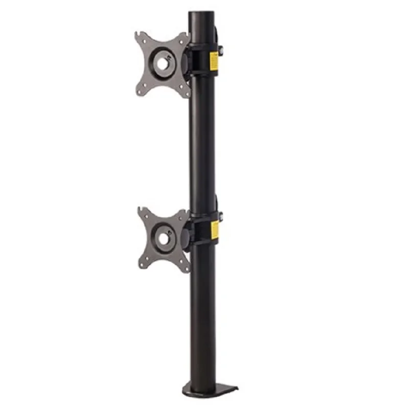 

Desktop Dual Computer Monitor Mount Stand Vertical Array for Two Screens Fit for 10"-30", Max Support 10KG Per MONITOR BRACKET